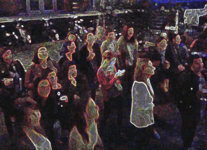Participants of the EWL's Young Feminist Agora