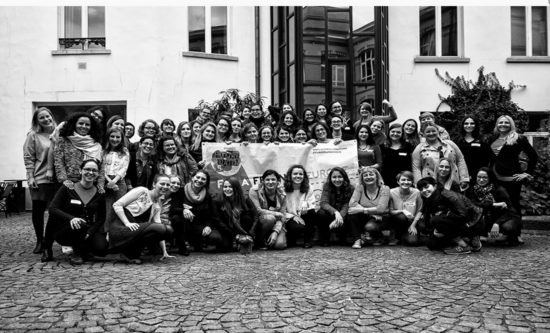 Participants of the Young Feminist Agora, photo by Isabella Borrelli - www.isabellaborrelli.com