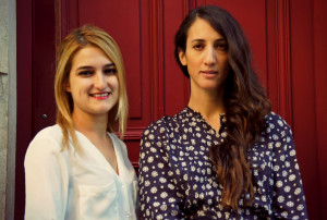The author (left) with Deniz Gamze Ergüven