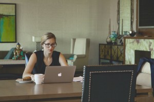 Woman at work