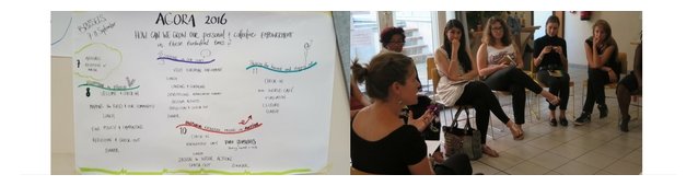 Participants of the 2016 AGORA young feminist summer school