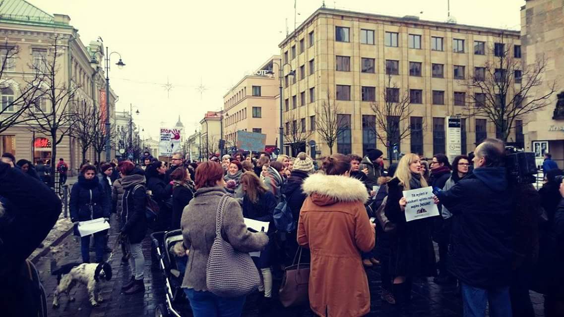 Women's march Vilnius