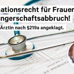 The German controversy on Paragraph 219a on “promoting” abortions:  Paragraph 219a – ein Fall für die Geschichtsbücher [EN/DE]