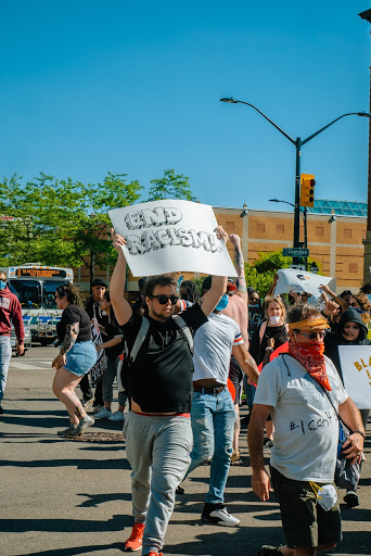 Protestor - Picture by Davon Michel
