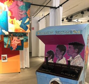 The exhibition piece was displayed by OSCAM which is located in Bijlmer neigbourhood. OSCAM is a museological platform for art, fashion, design, craftsmanship and development in Amsterdam.