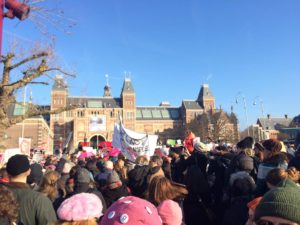 Women's march Amsterdam