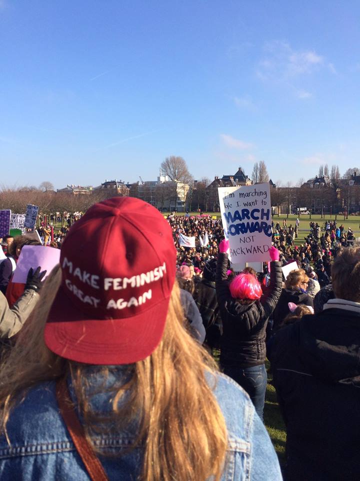 Women's march Amsterdam