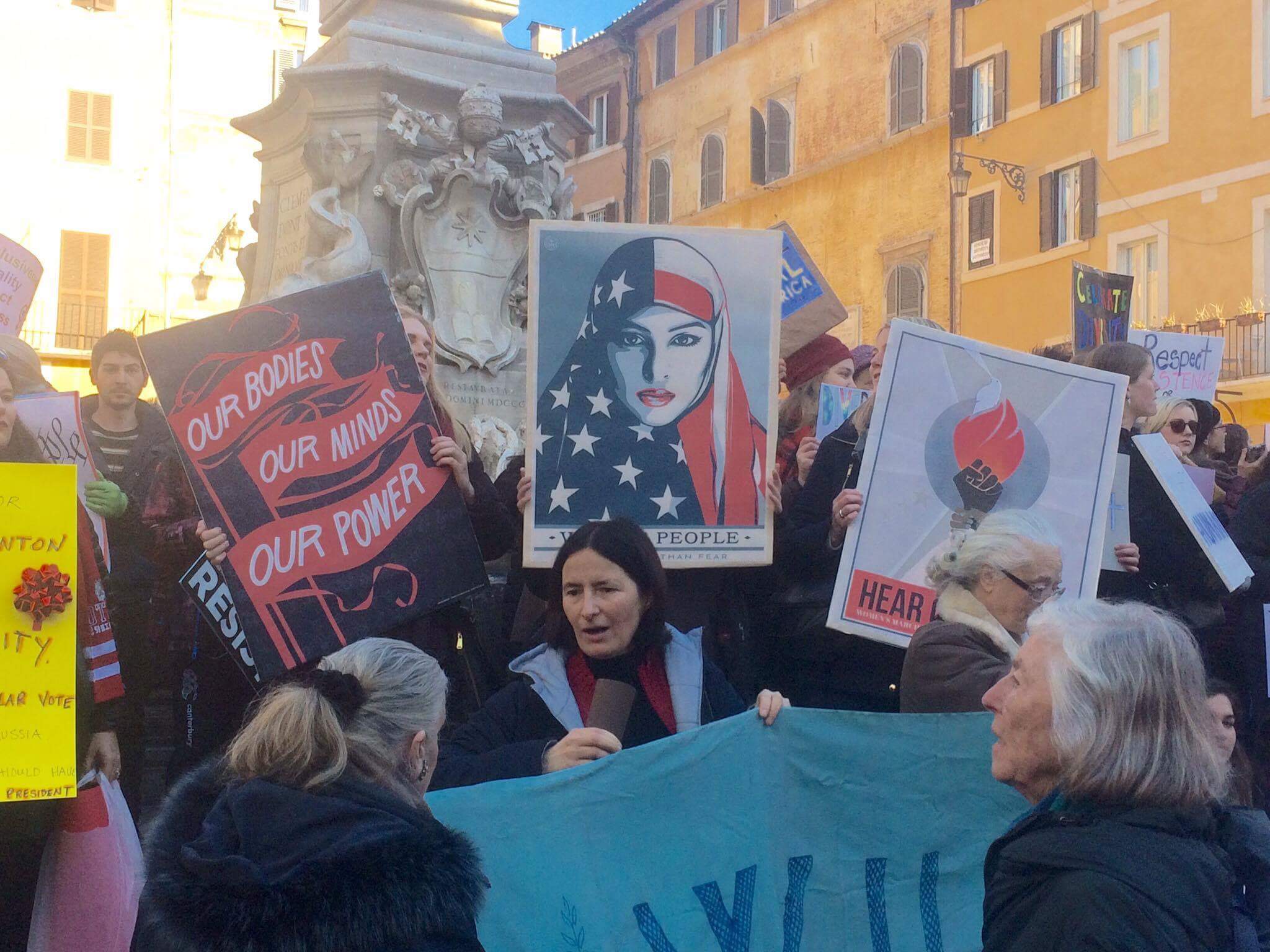 Women's march Rome